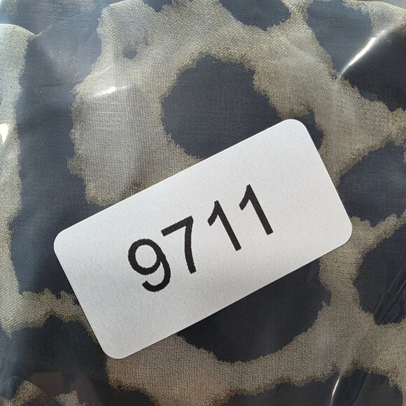 Womens Jealous Tomato Leopard Print Blouse Button Up Polyester Long Sleeve S - Picture 7 of 7